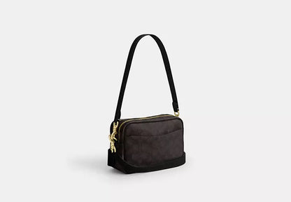 Mini Carey Crossbody Bag In Signature Canvas
