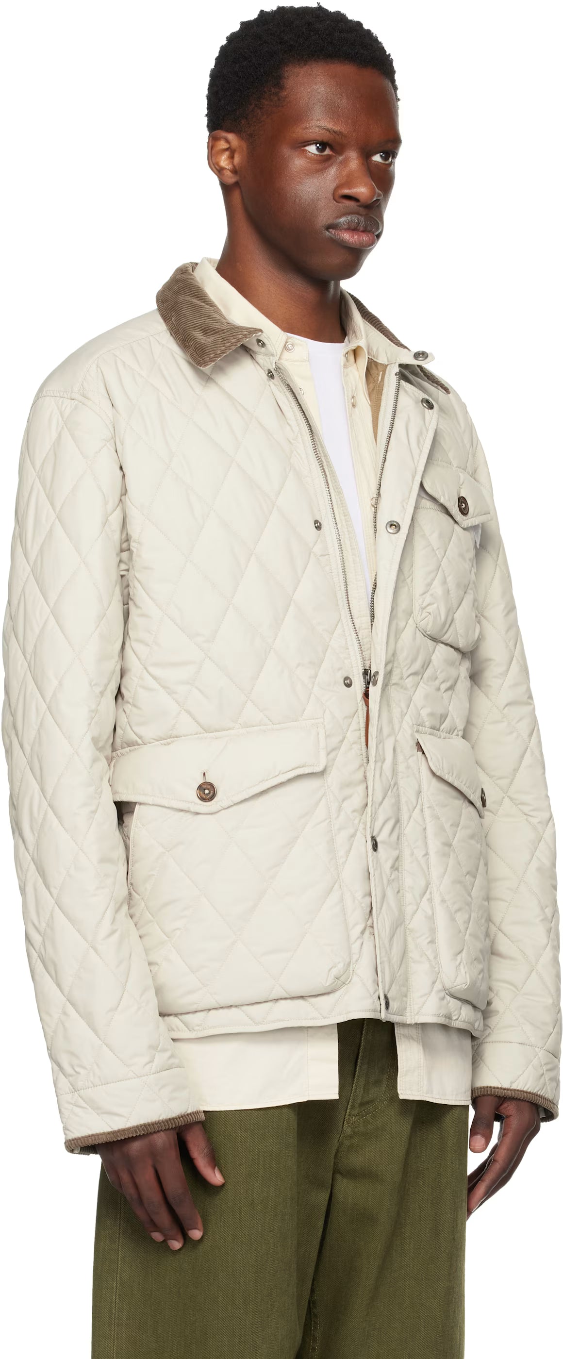 Polo Ralph Lauren Gray 'The Beaton' Quilted Jacket