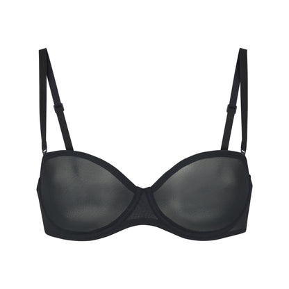 Ultra Fine Mesh Strapless Bra