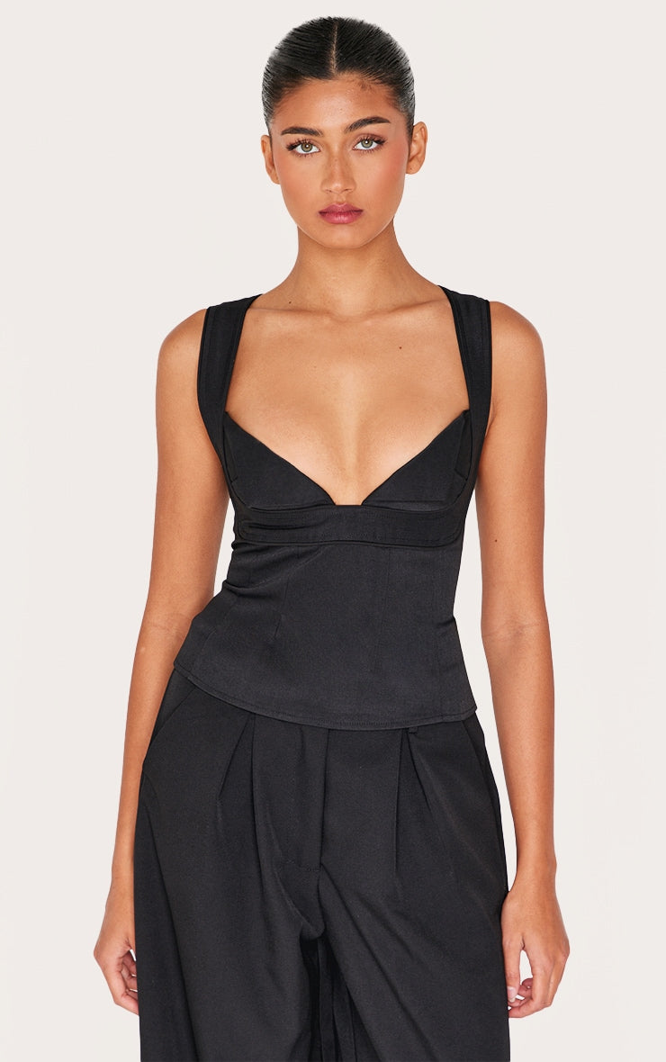 Black Layered Corset
