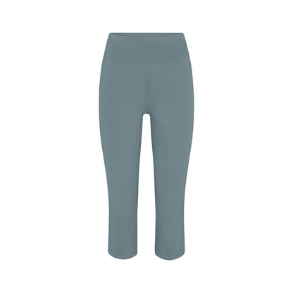 Cotton Jersey Foldover Capri