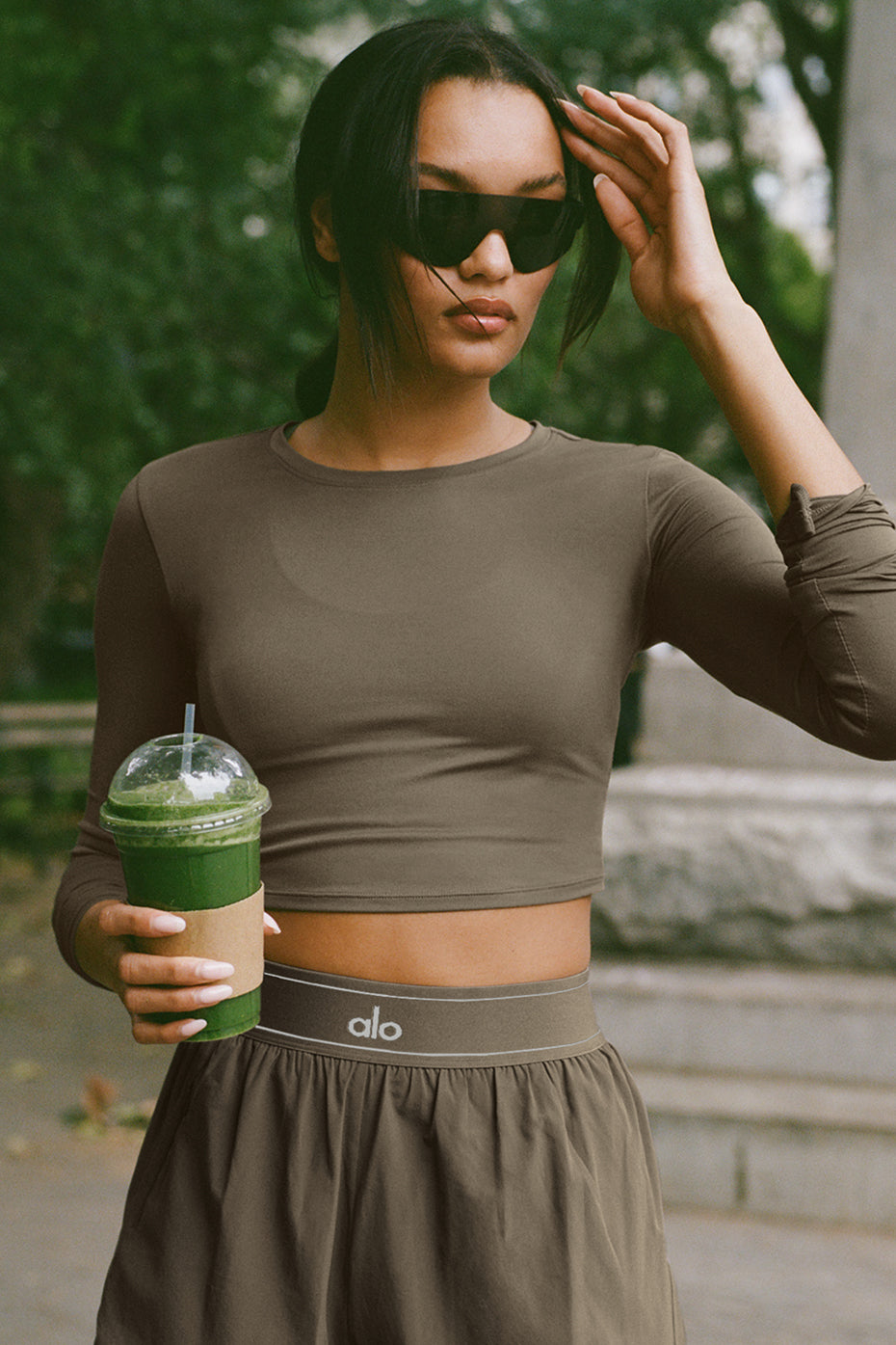Alosoft Crop Finesse Long Sleeve