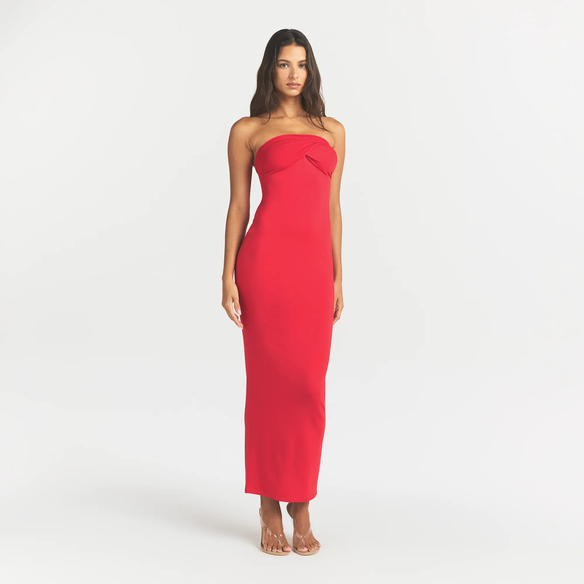 Smooth Layers Convertible Long Dress