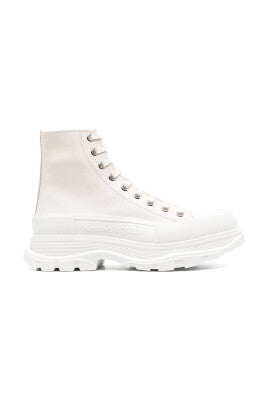 White Tread Slick Man Sneakers