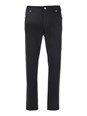 Dolce e gabbana Black Five-Pocket Jeans with Logo Patch on the Back in Cotton Man