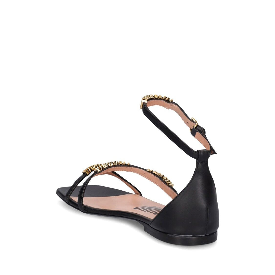 Moschino 10mm Leather flat sandals