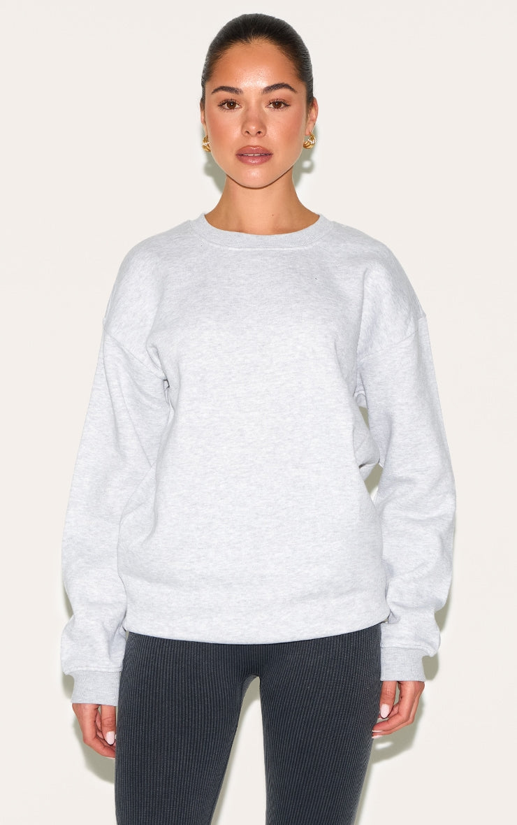 Ash Grey Oversized Fit Sweatshirt