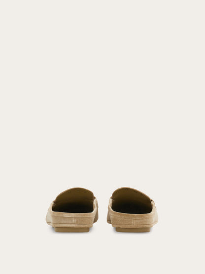 Loafer mule with Gancini ornament