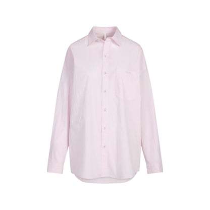 Cotton Poplin Oversized Sleep Set