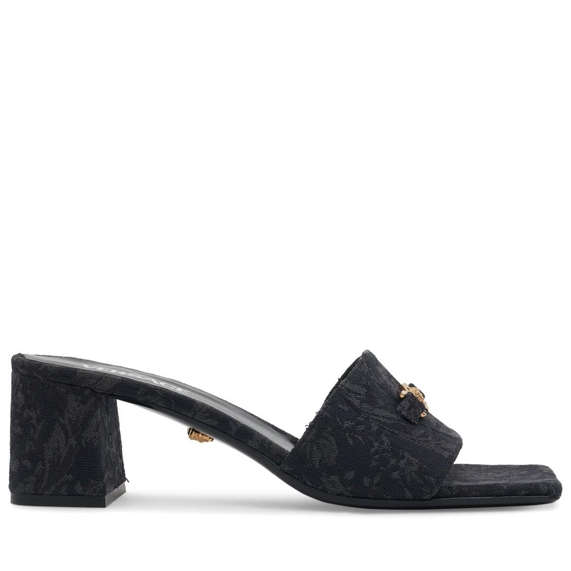 Versace 55mm Jacquard mules