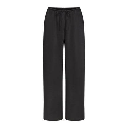 Lightweight Satin Straight Leg Pant