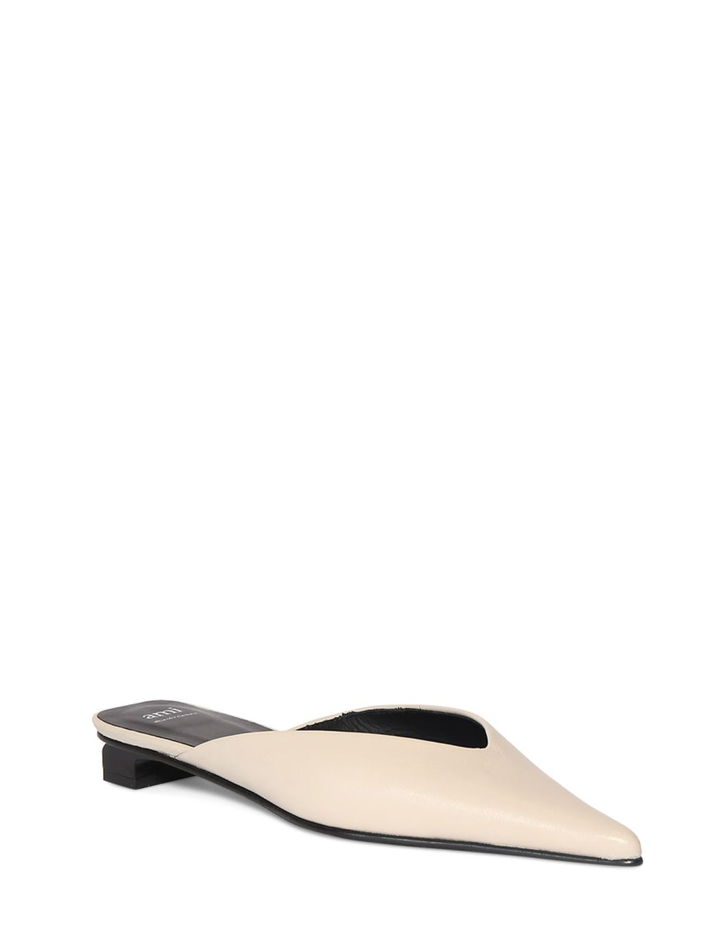 AMI PARIS AMI Paris 30mm Leather mules - Size: UK 3 Flats | Shop From The Mirage