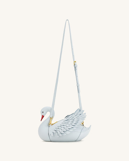 Alani Swan Shaped Crossbody Bag - Black