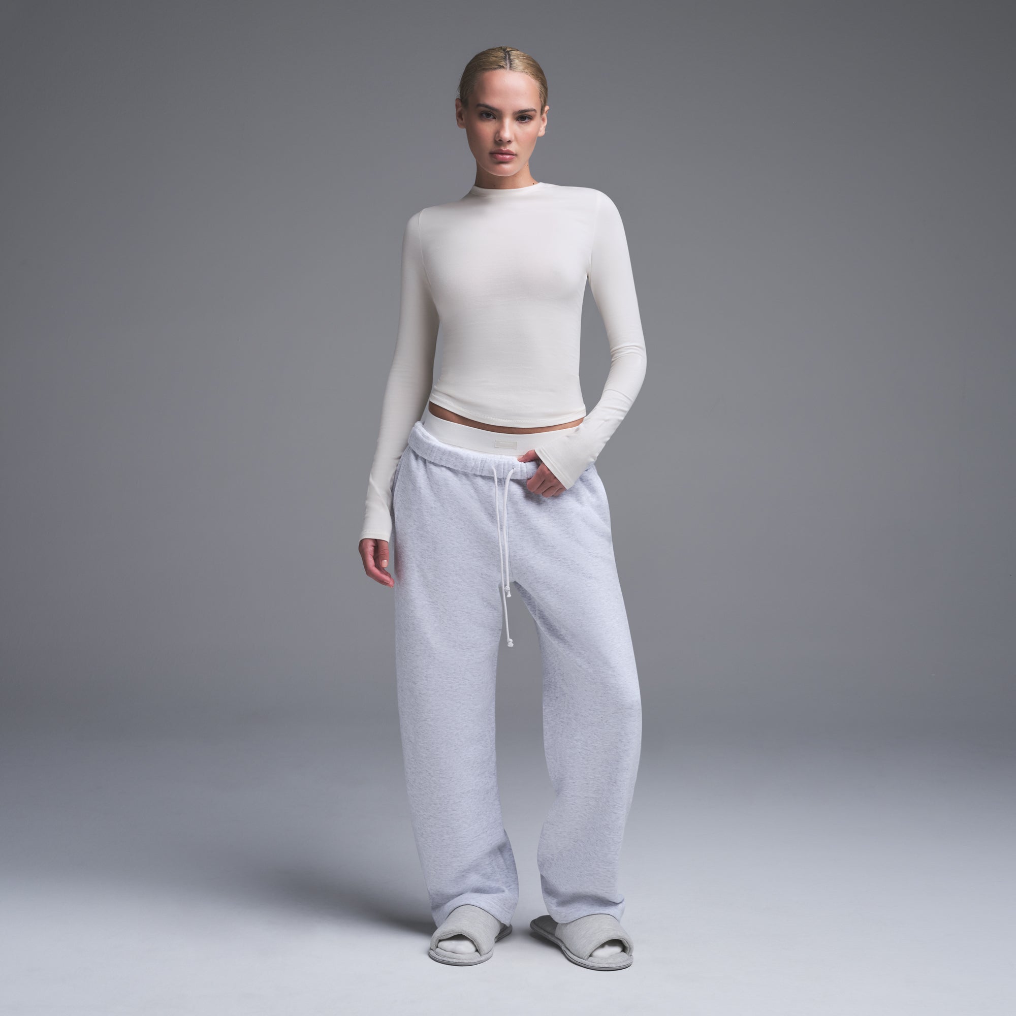Cotton Jersey Long Sleeve T-shirt