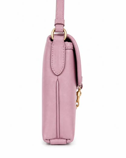Coach Hamptons Clip Bag CP132 Bubblegum Pink Leather Archive Shoulder Purse