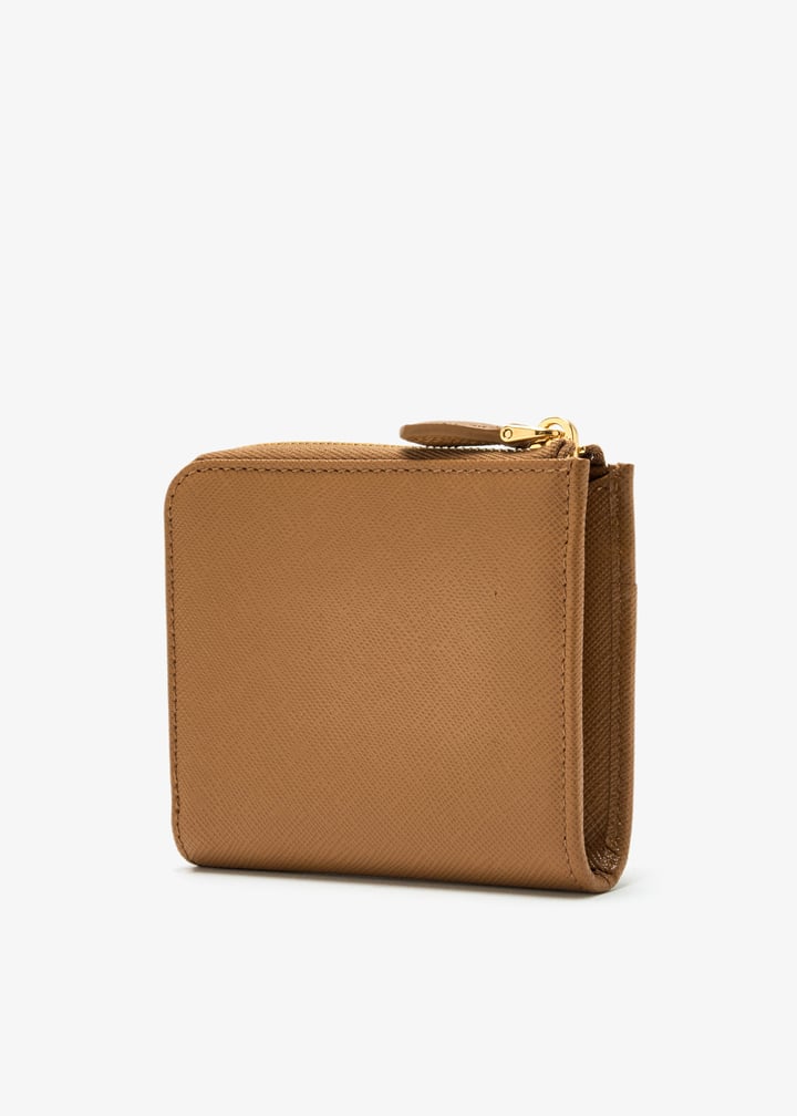 Prada Small Saffiano leather zipper wallet