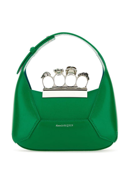 The Jewelled Hobo leather Mini Bag