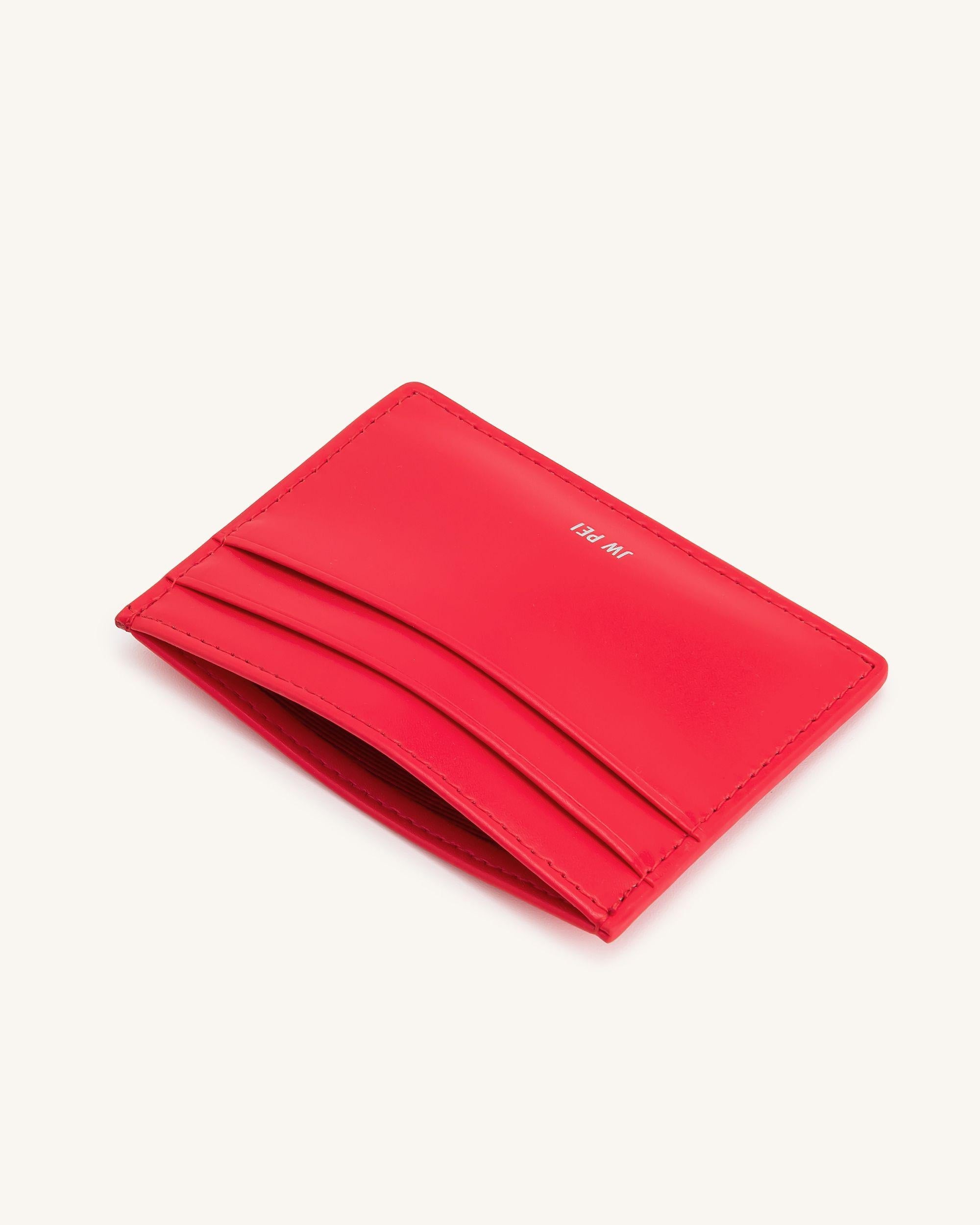 The Card Holder - Brown Croc