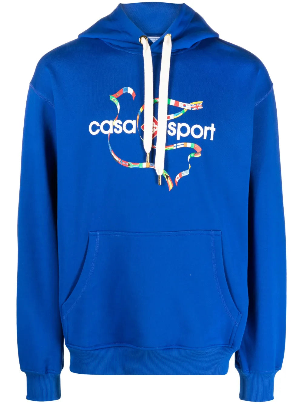 Casablanca Sport Logo Hoodie Blue