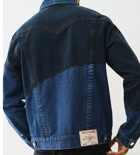 JIMMY CURVED SEAM DENIM JACKET