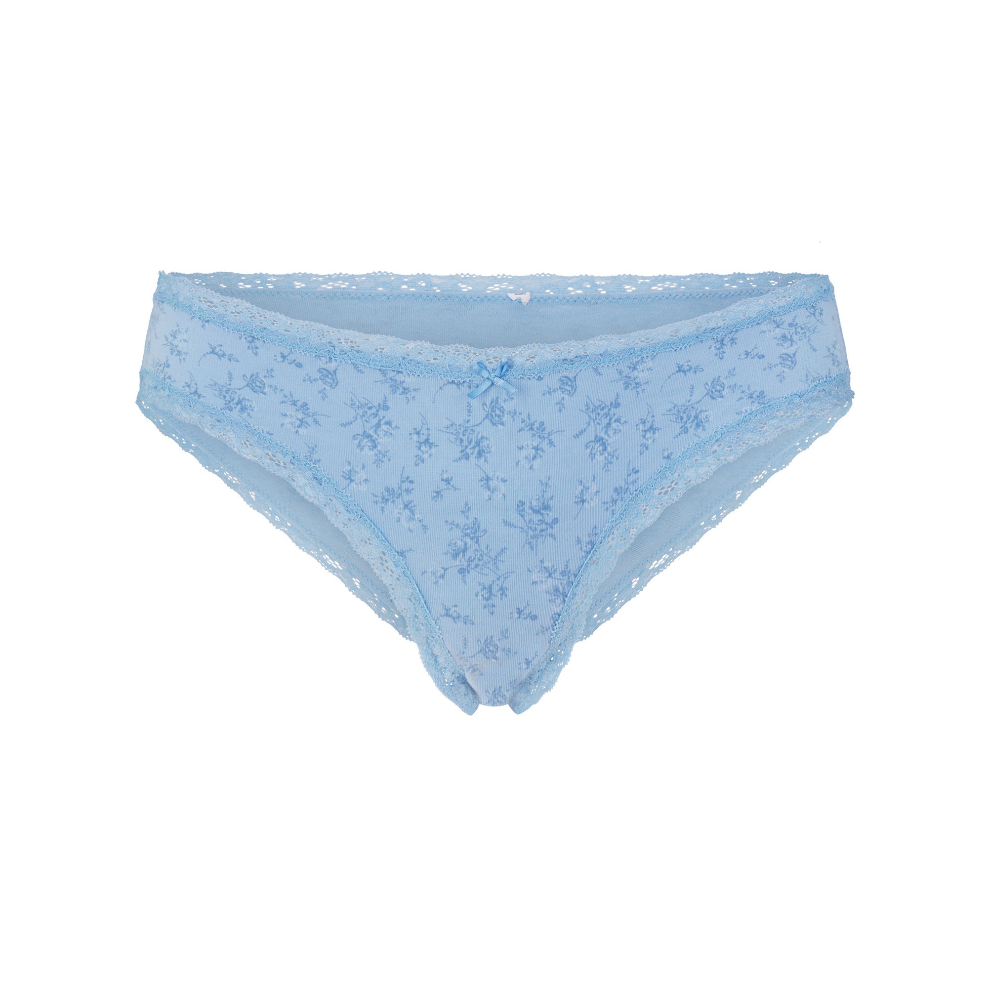 Lightweight Cotton Lace Brief