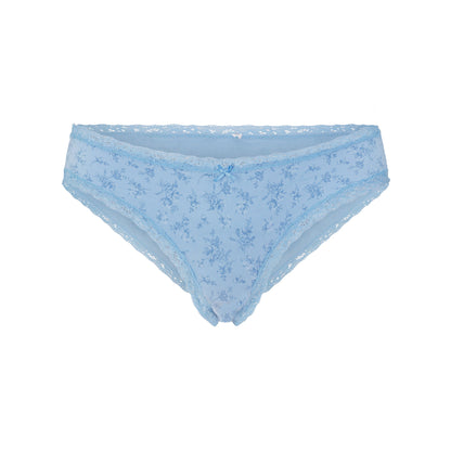 Lightweight Cotton Lace Brief