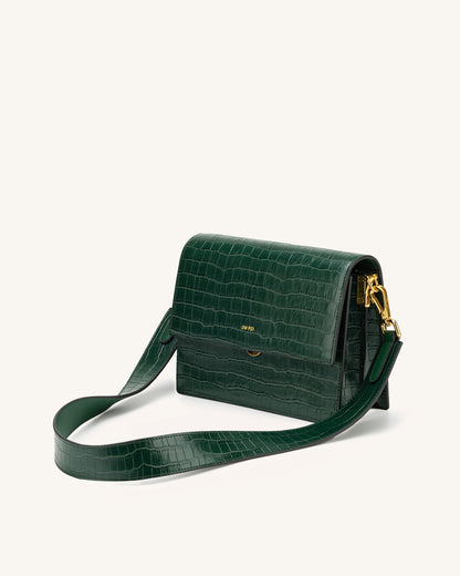 Mini Flap Crossbody - Black
