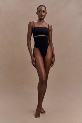 Saria High Waist Shapewear Briefs - Black