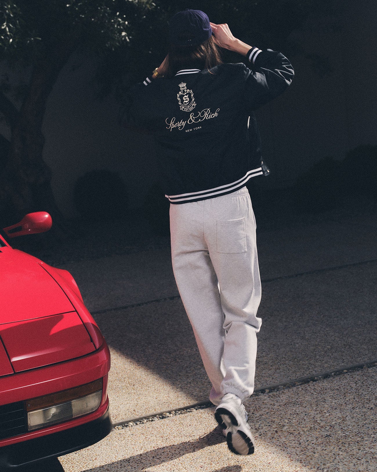 NY Health Club Sweatpant - Heather Gray/Navy