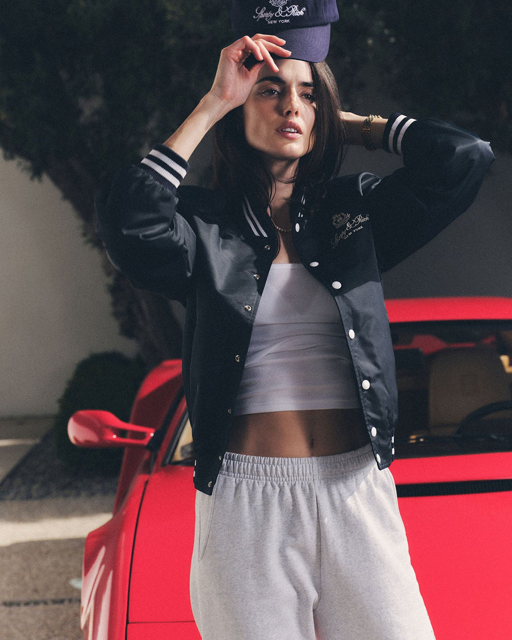 NY Health Club Sweatpant - Heather Gray/Navy