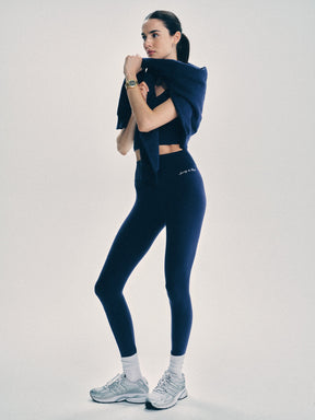 Syracuse Leggings - Navy/White