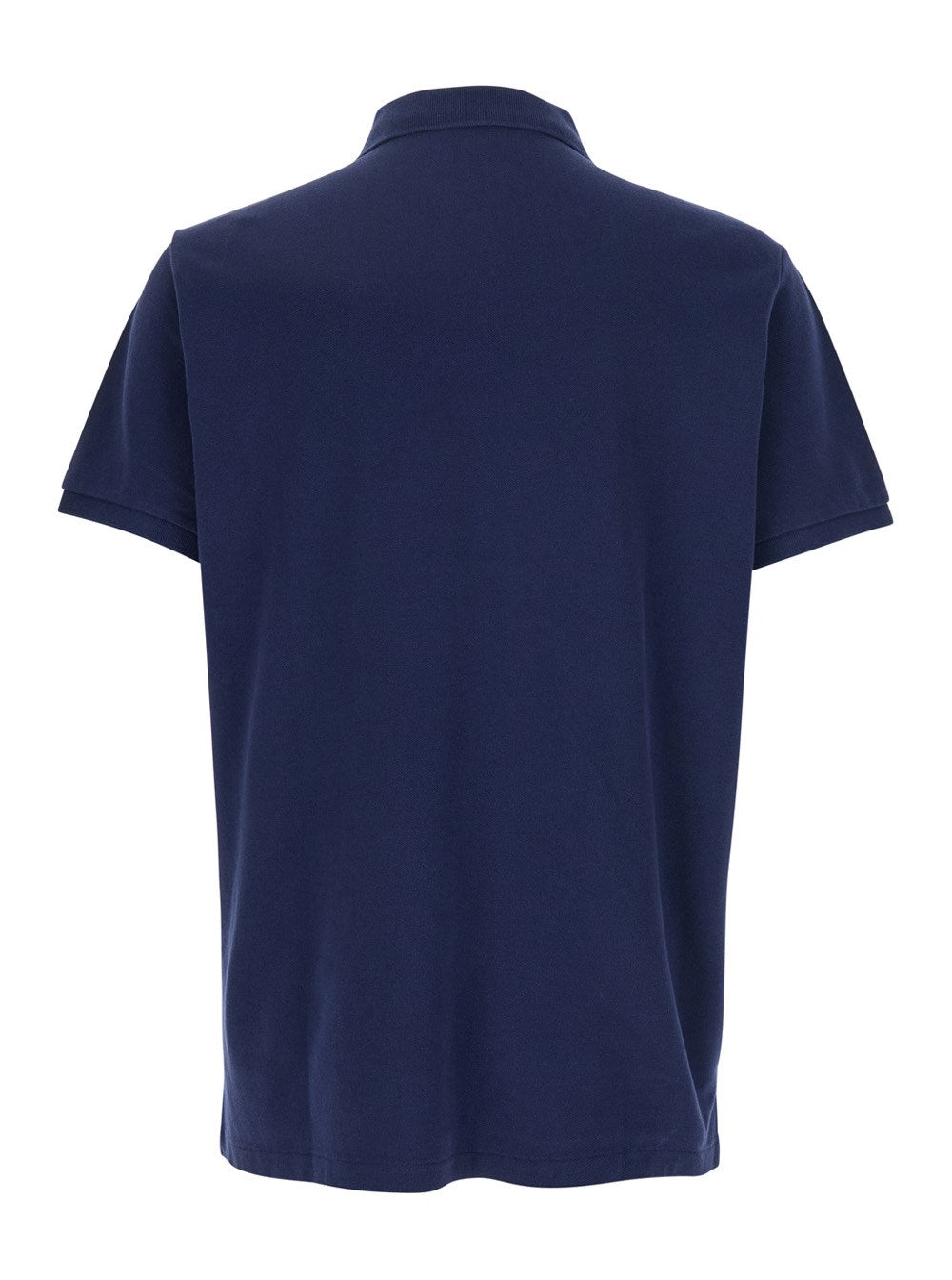 Polo ralph lauren Blue Polo Shirt with Large Pony Detail on the Front in Cotton Piquet Man