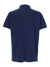 Polo ralph lauren Blue Polo Shirt with Large Pony Detail on the Front in Cotton Piquet Man