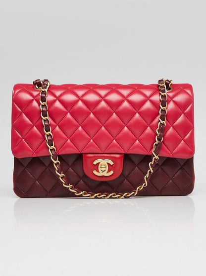 Chanel Mini Rectangular Classic Tricolor Lambskin Single Flap crossbody bag