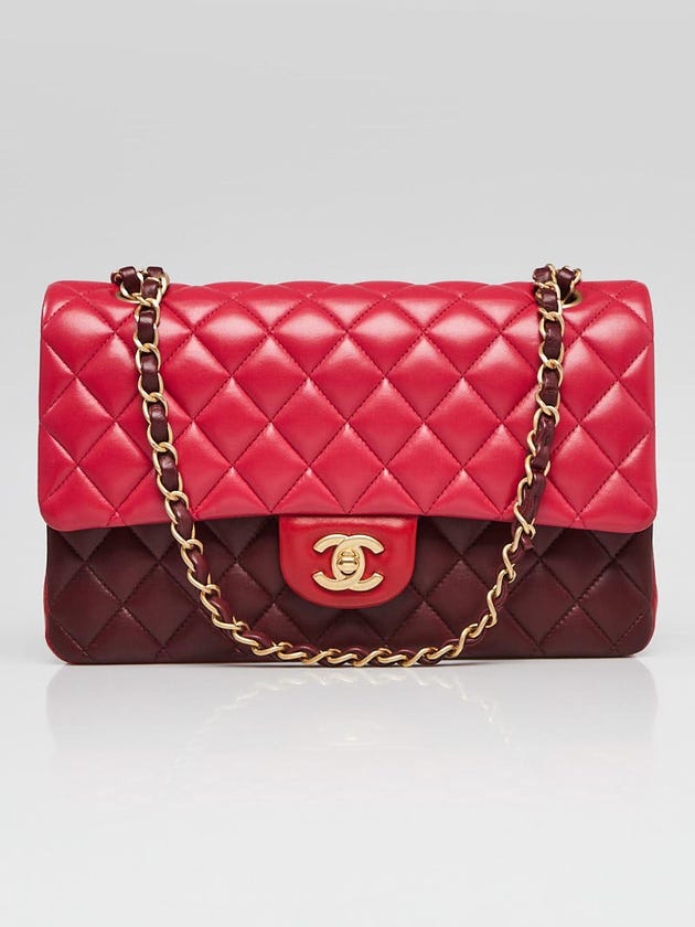 Chanel Mini Rectangular Classic Tricolor Lambskin Single Flap crossbody bag