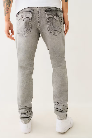 ROCCO STACKED FRAYED SKINNY JEAN