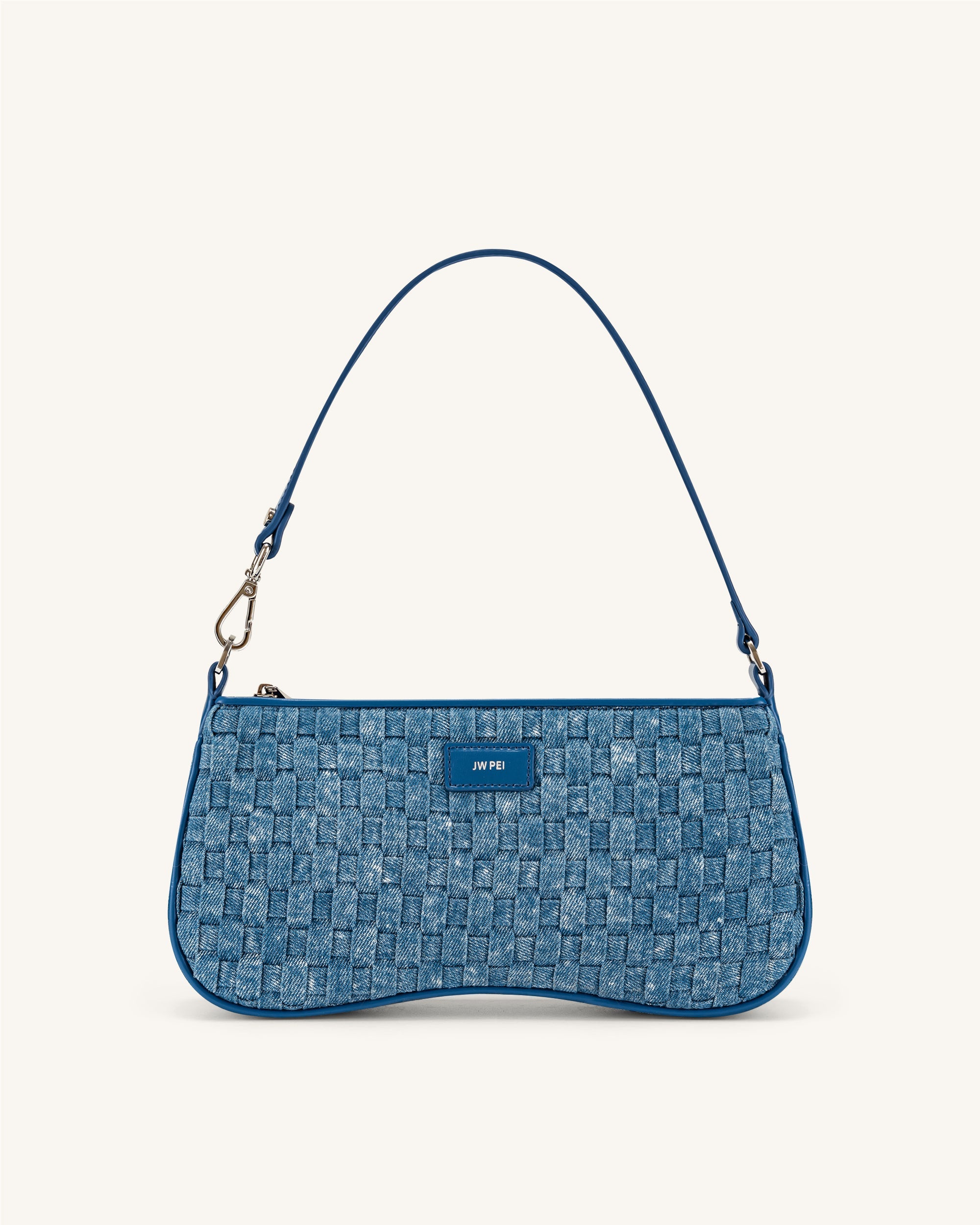 Eva Shoulder Handbag - Black Croc