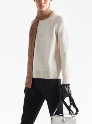 Prada wool and cashmere crew-neck sweater