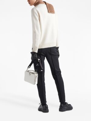 Prada wool and cashmere crew-neck sweater