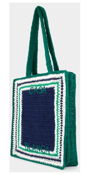 Casablanca Crochet Shopper Bag