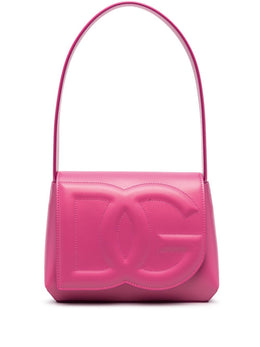 Dolce & Gabbana Logo-embossed leather Shoulder Bag