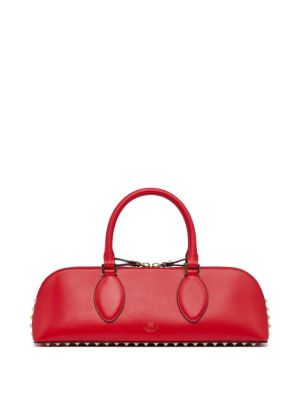 Rockstud E/W leather handbag