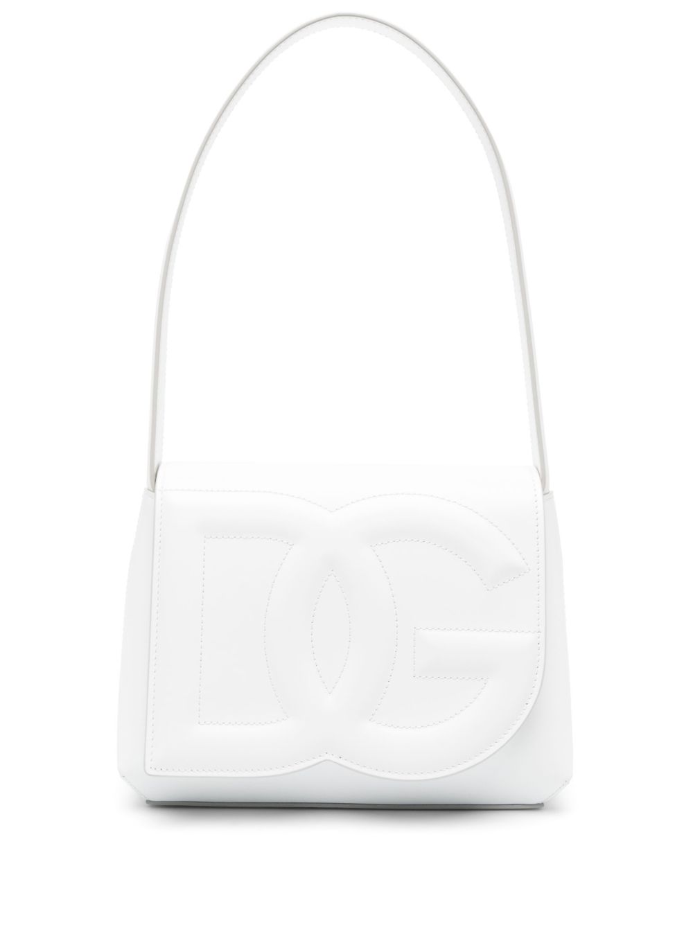 Dolce & Gabbana Logo-embossed leather Shoulder Bag