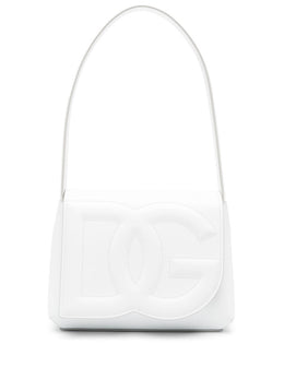 Dolce & Gabbana Logo-embossed leather Shoulder Bag