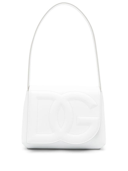 Dolce & Gabbana Logo-embossed leather Shoulder Bag