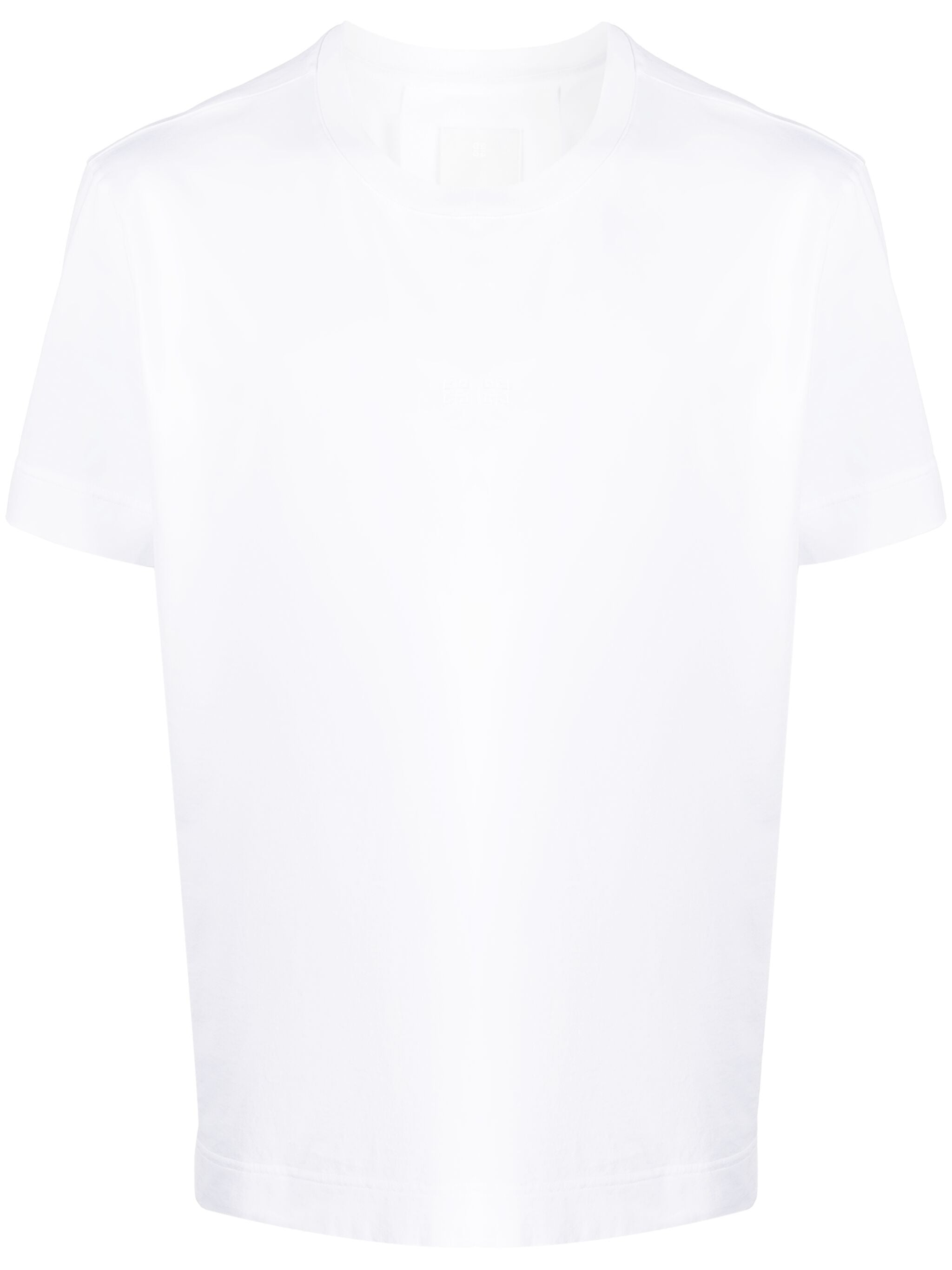 Givenchy Small 4G Logo Embroidered Oversized T-Shirt in White
