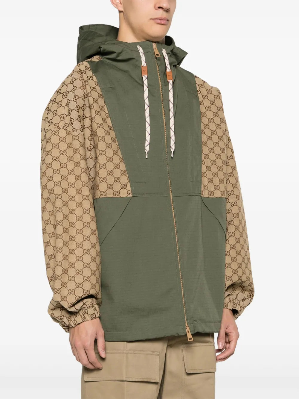 Gucci Men’s GG Canvas Hooded Jacket