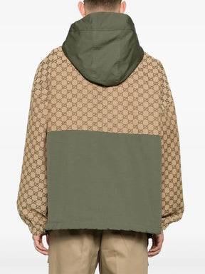 Gucci Men’s GG Canvas Hooded Jacket