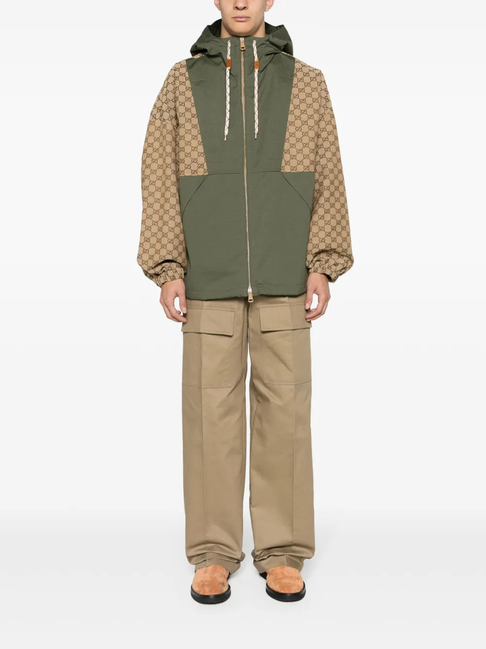 Gucci Men’s GG Canvas Hooded Jacket