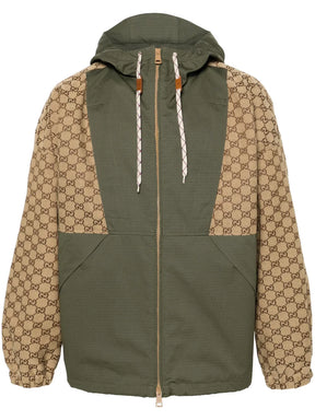 Gucci Men’s GG Canvas Hooded Jacket